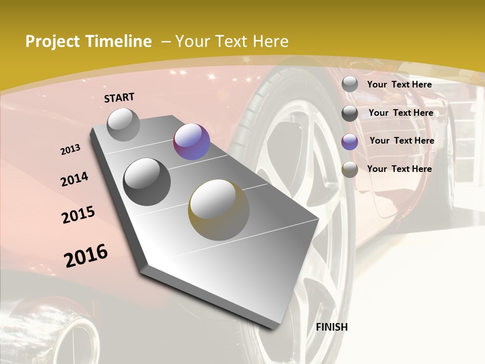 Sports Show Supercar PowerPoint Template