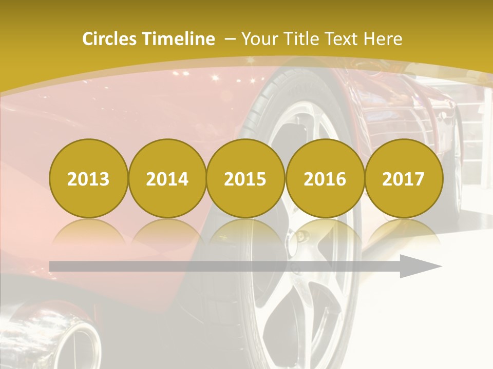 Sports Show Supercar PowerPoint Template