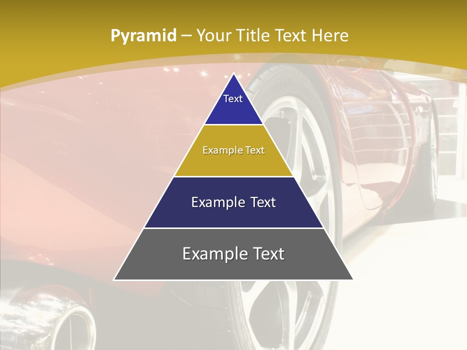 Sports Show Supercar PowerPoint Template