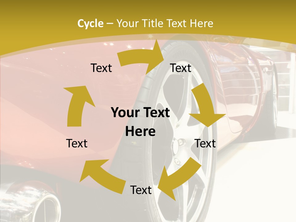 Sports Show Supercar PowerPoint Template