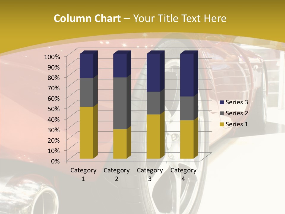 Sports Show Supercar PowerPoint Template