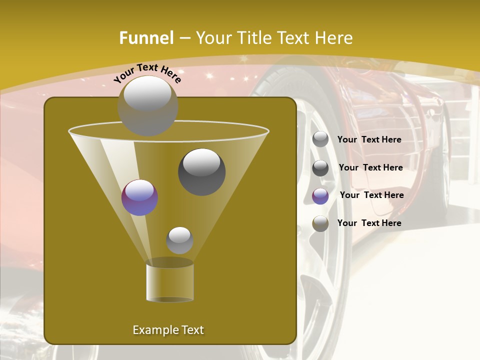 Sports Show Supercar PowerPoint Template