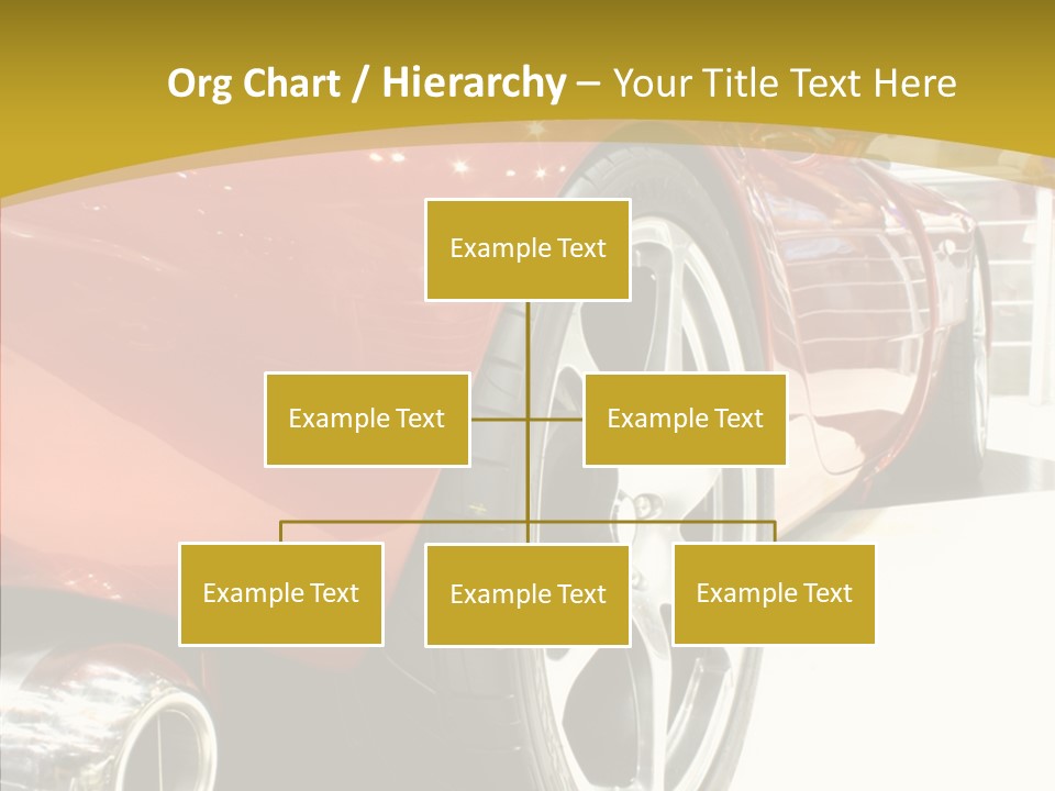 Sports Show Supercar PowerPoint Template