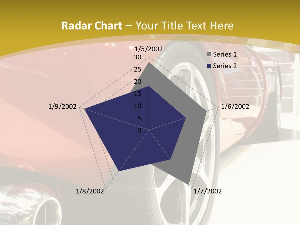 Sports Show Supercar PowerPoint Template