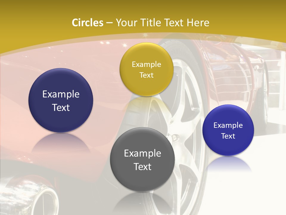 Sports Show Supercar PowerPoint Template