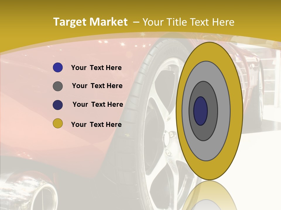 Sports Show Supercar PowerPoint Template