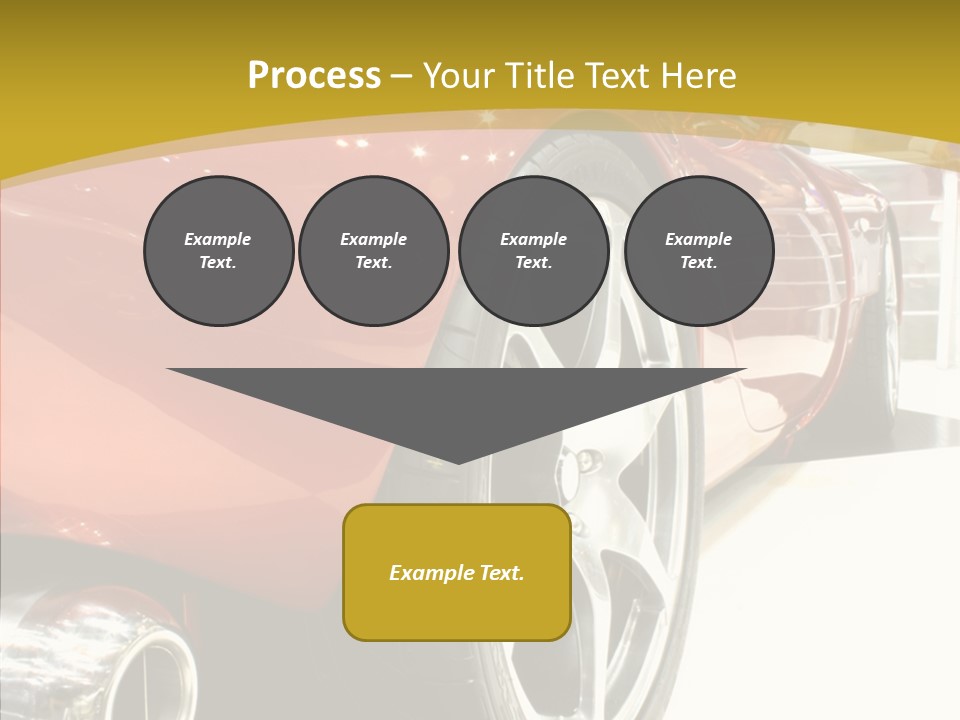 Sports Show Supercar PowerPoint Template