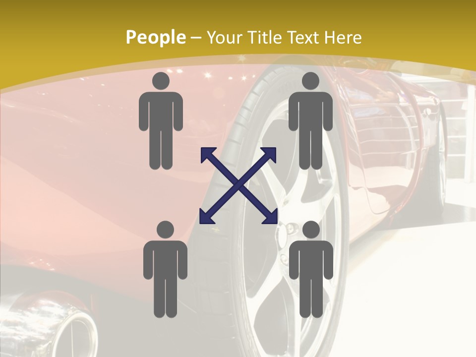 Sports Show Supercar PowerPoint Template