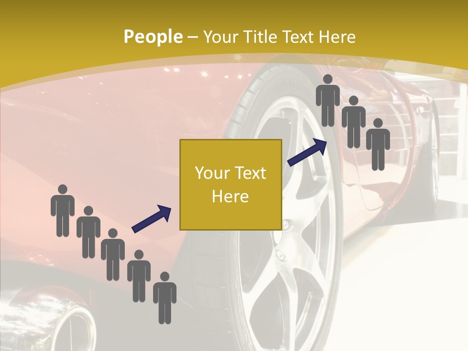 Sports Show Supercar PowerPoint Template