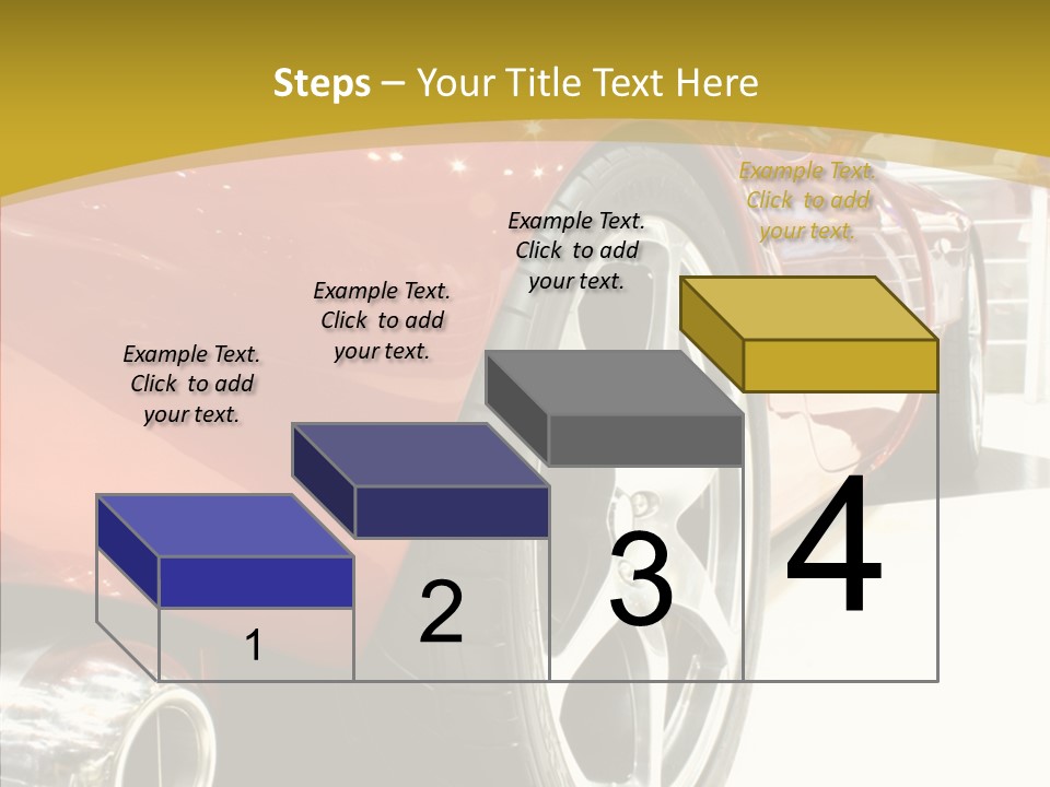 Sports Show Supercar PowerPoint Template
