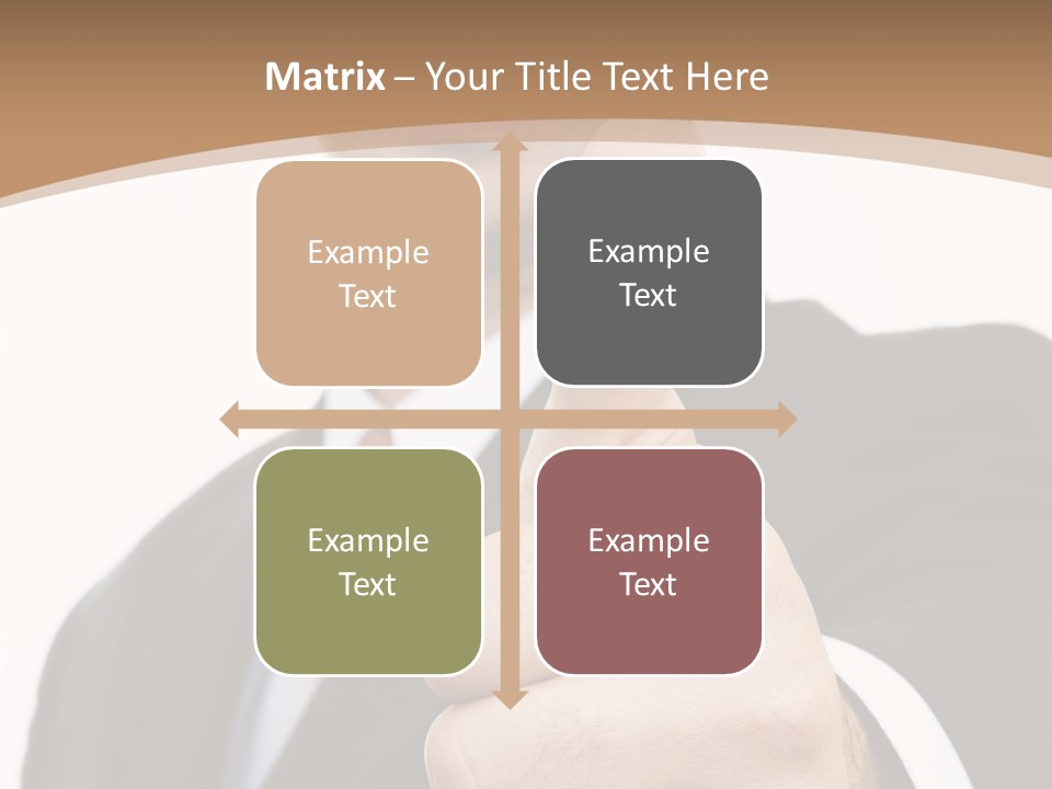 Man Ambitious One PowerPoint Template