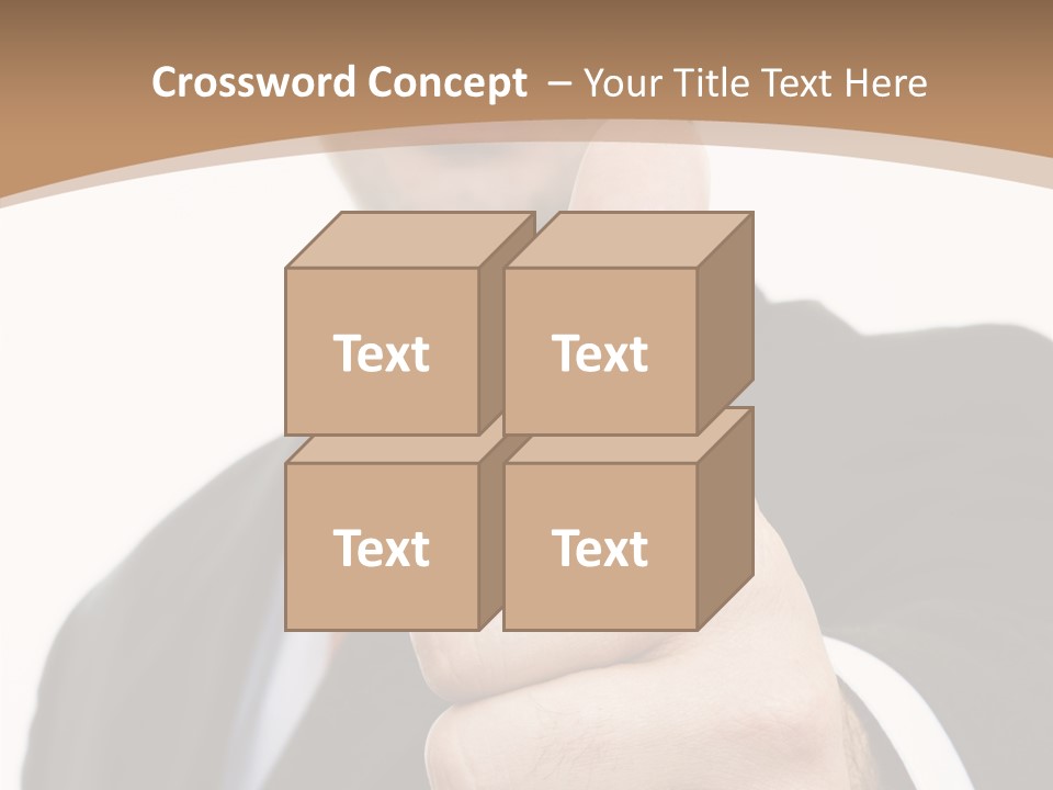 Man Ambitious One PowerPoint Template