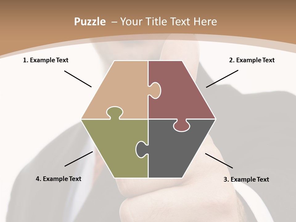 Man Ambitious One PowerPoint Template