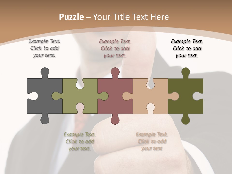 Man Ambitious One PowerPoint Template