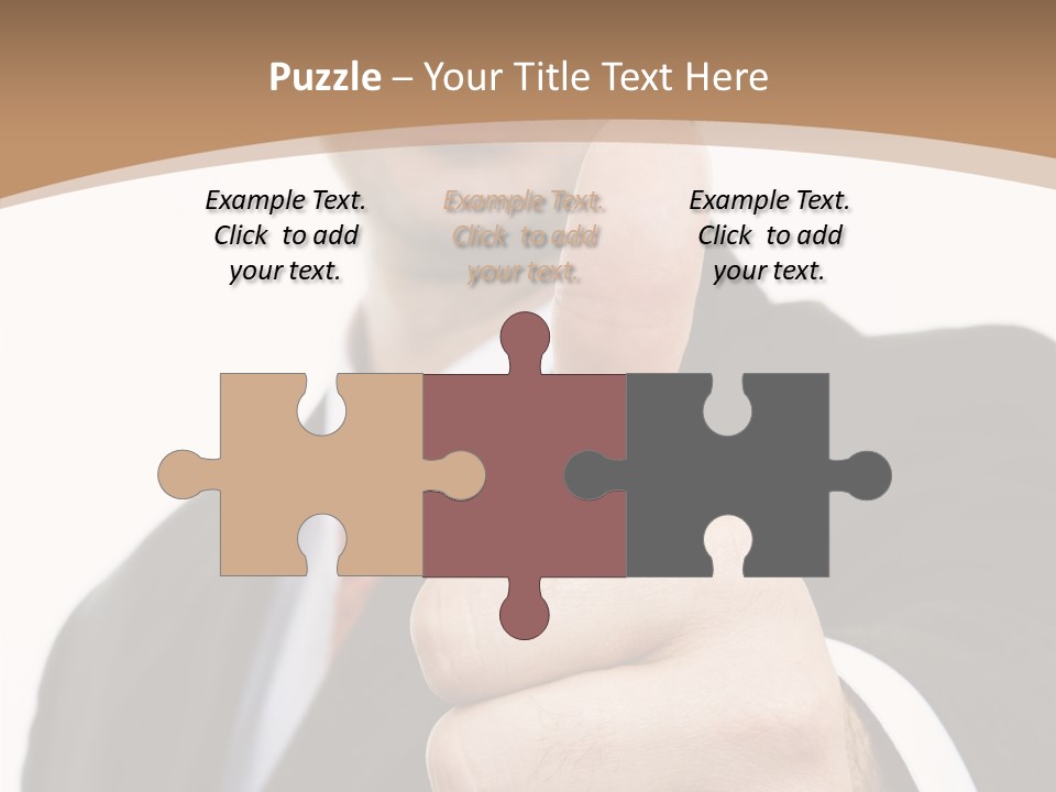 Man Ambitious One PowerPoint Template