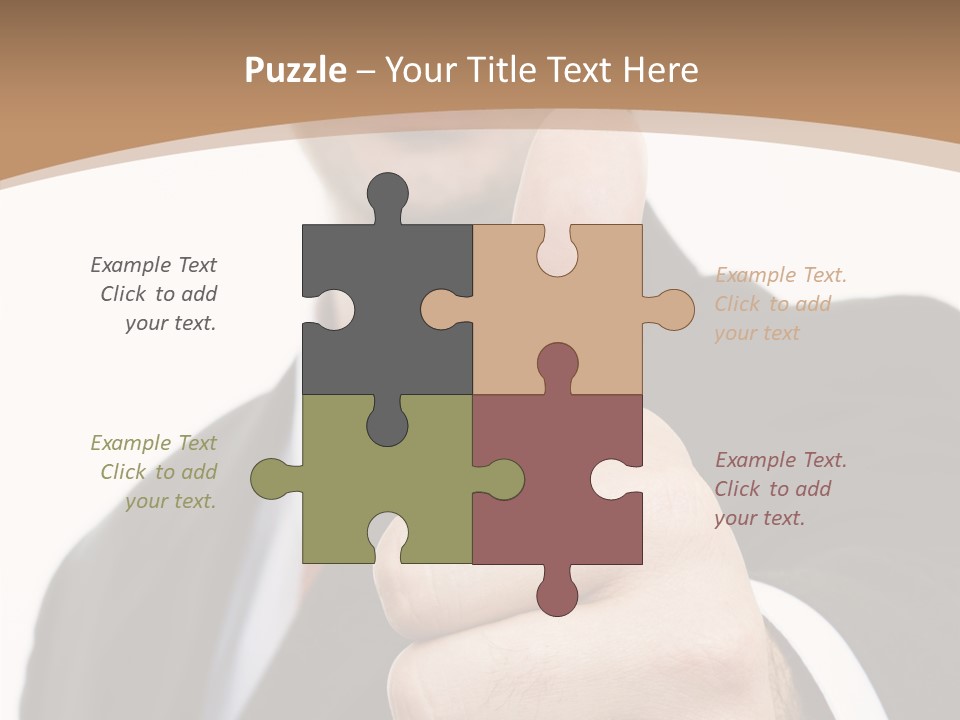 Man Ambitious One PowerPoint Template