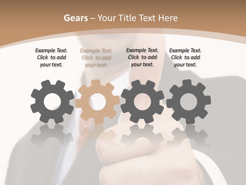 Man Ambitious One PowerPoint Template