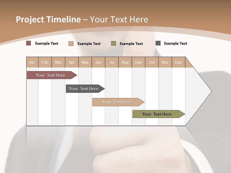 Man Ambitious One PowerPoint Template