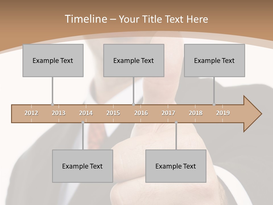 Man Ambitious One PowerPoint Template