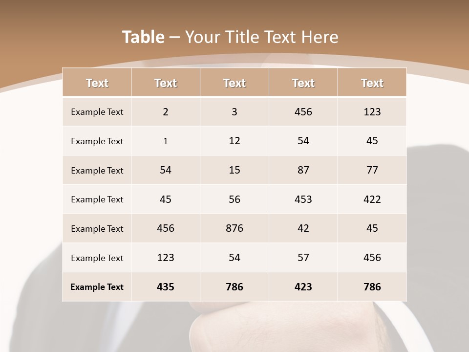 Man Ambitious One PowerPoint Template