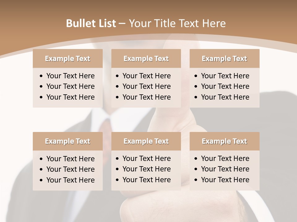 Man Ambitious One PowerPoint Template