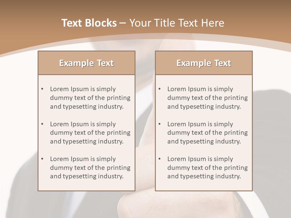 Man Ambitious One PowerPoint Template