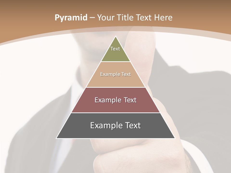 Man Ambitious One PowerPoint Template