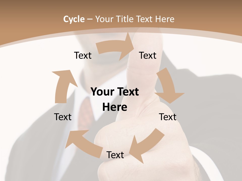 Man Ambitious One PowerPoint Template