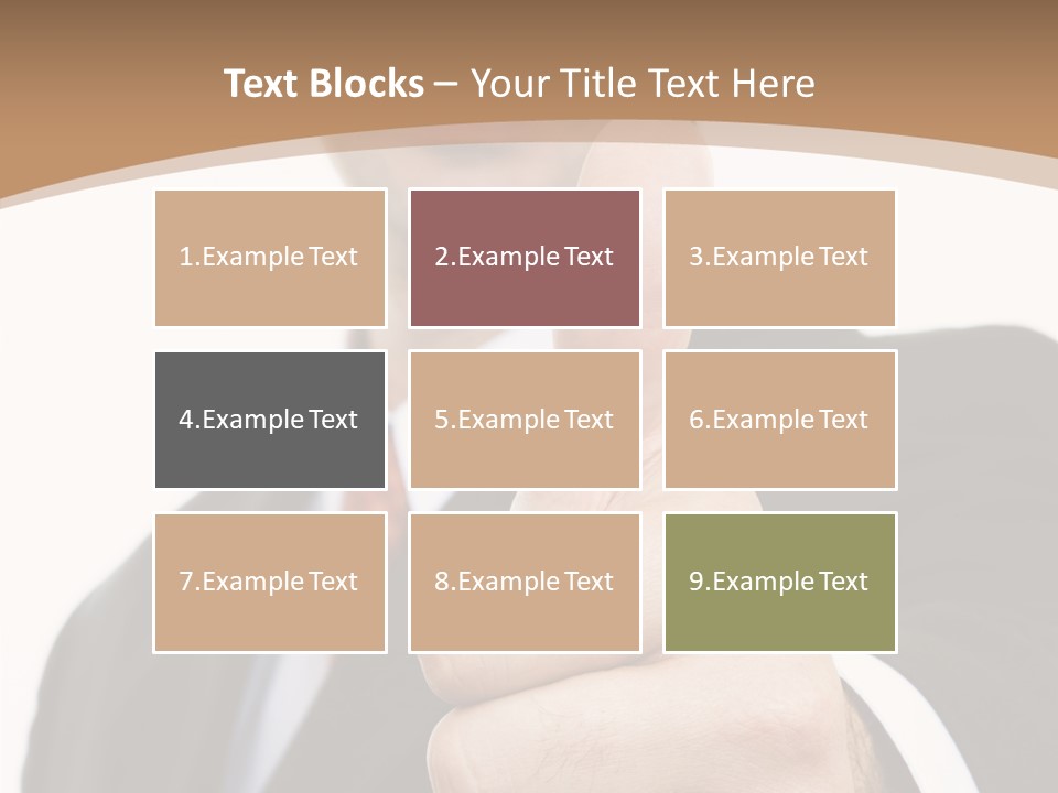 Man Ambitious One PowerPoint Template