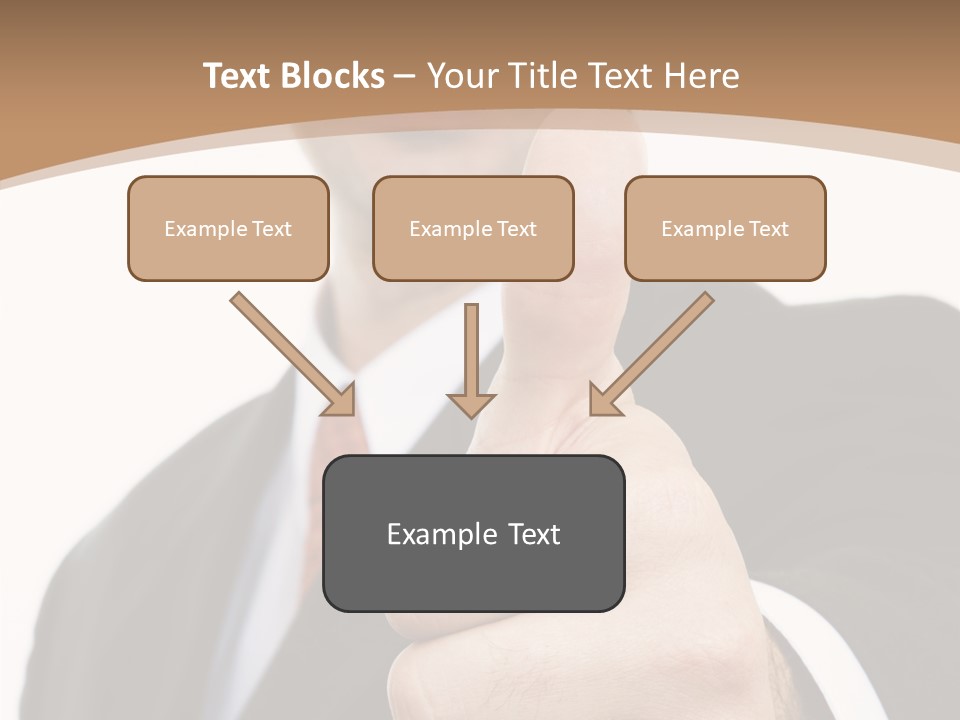 Man Ambitious One PowerPoint Template