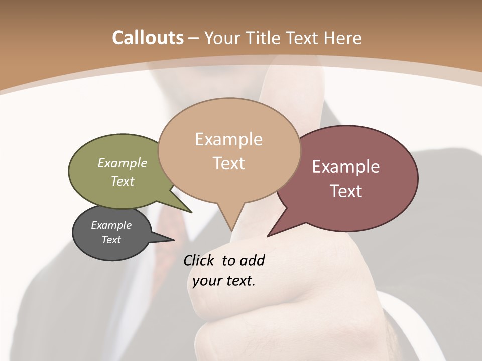 Man Ambitious One PowerPoint Template