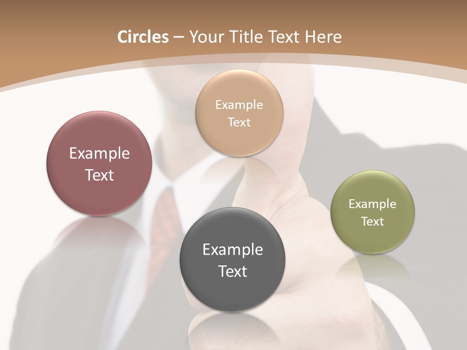 Man Ambitious One PowerPoint Template