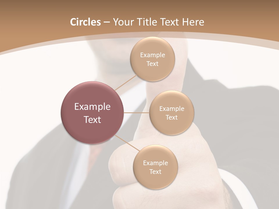 Man Ambitious One PowerPoint Template