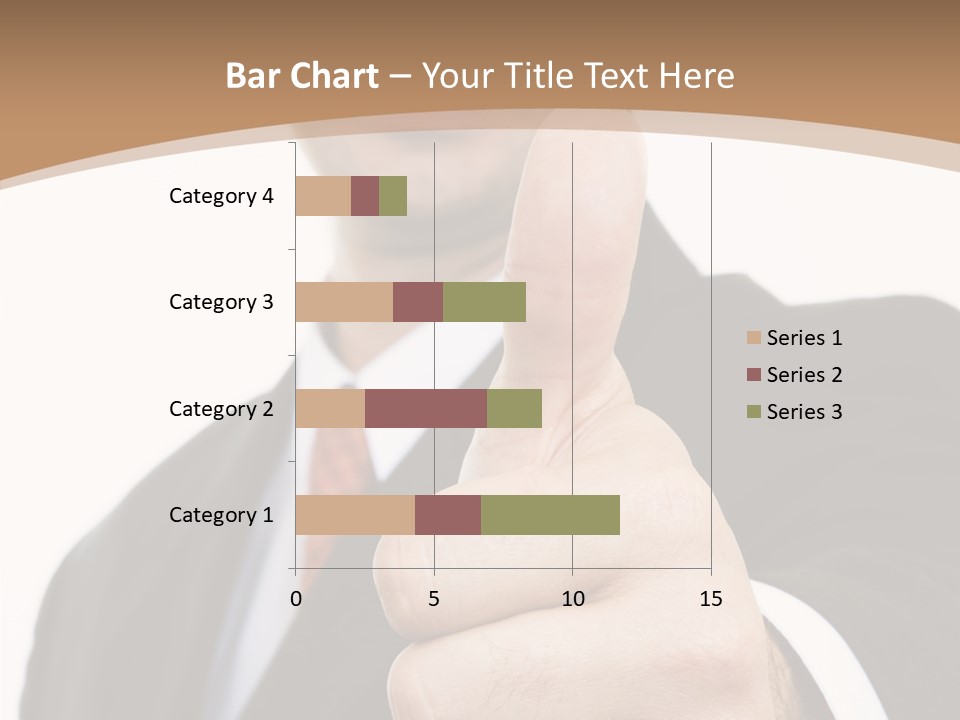 Man Ambitious One PowerPoint Template