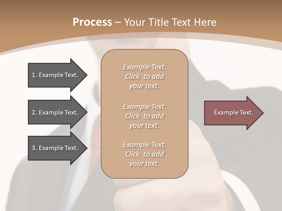 Man Ambitious One PowerPoint Template