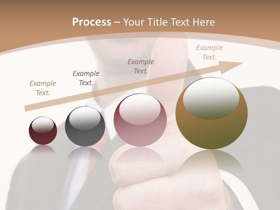 Man Ambitious One PowerPoint Template