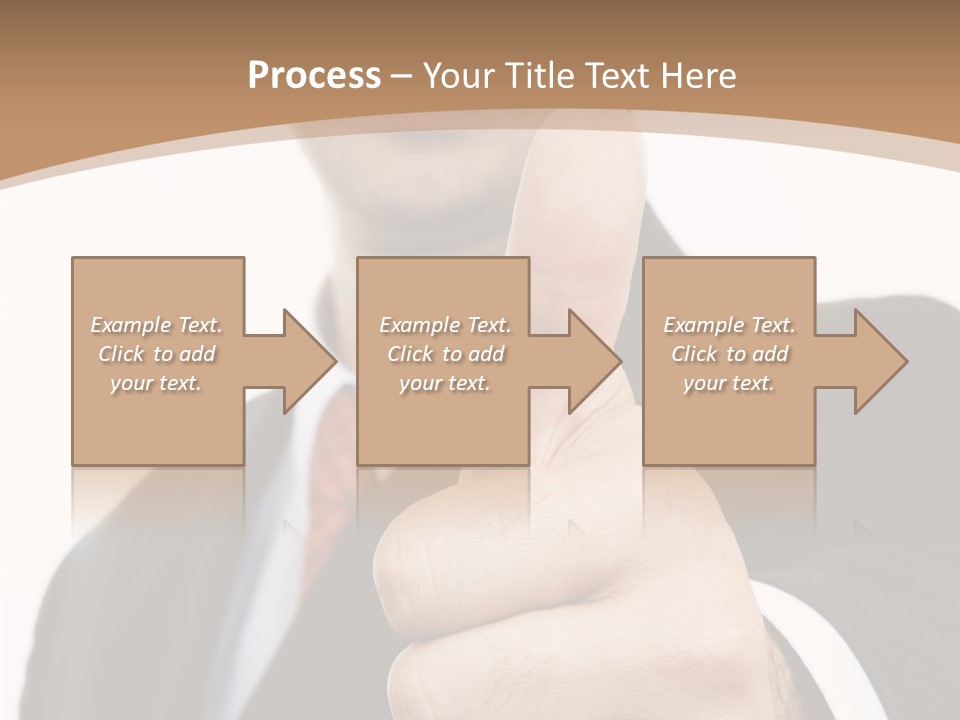 Man Ambitious One PowerPoint Template