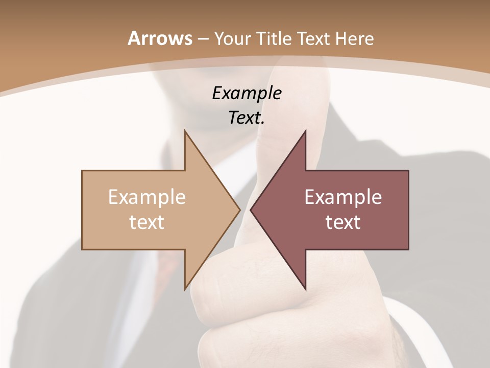 Man Ambitious One PowerPoint Template