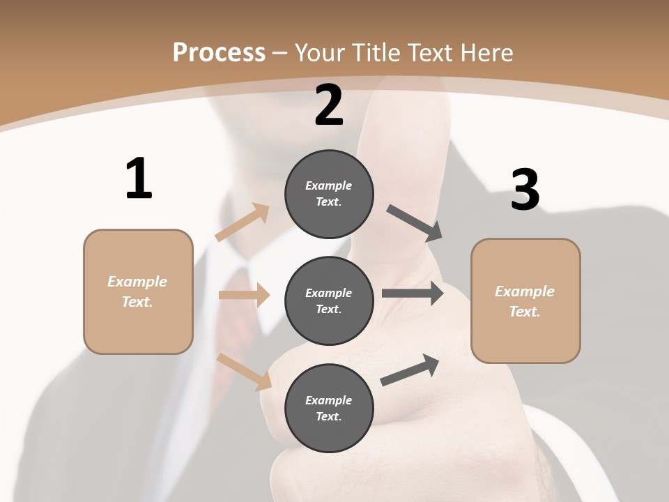Man Ambitious One PowerPoint Template