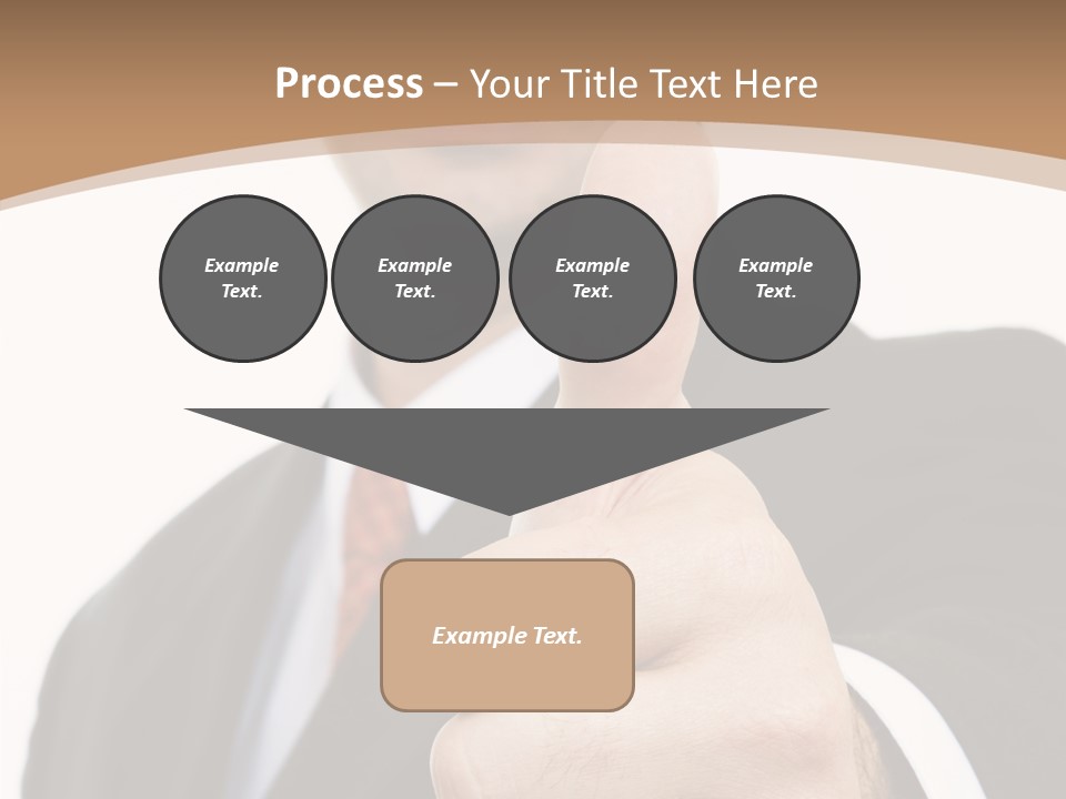 Man Ambitious One PowerPoint Template