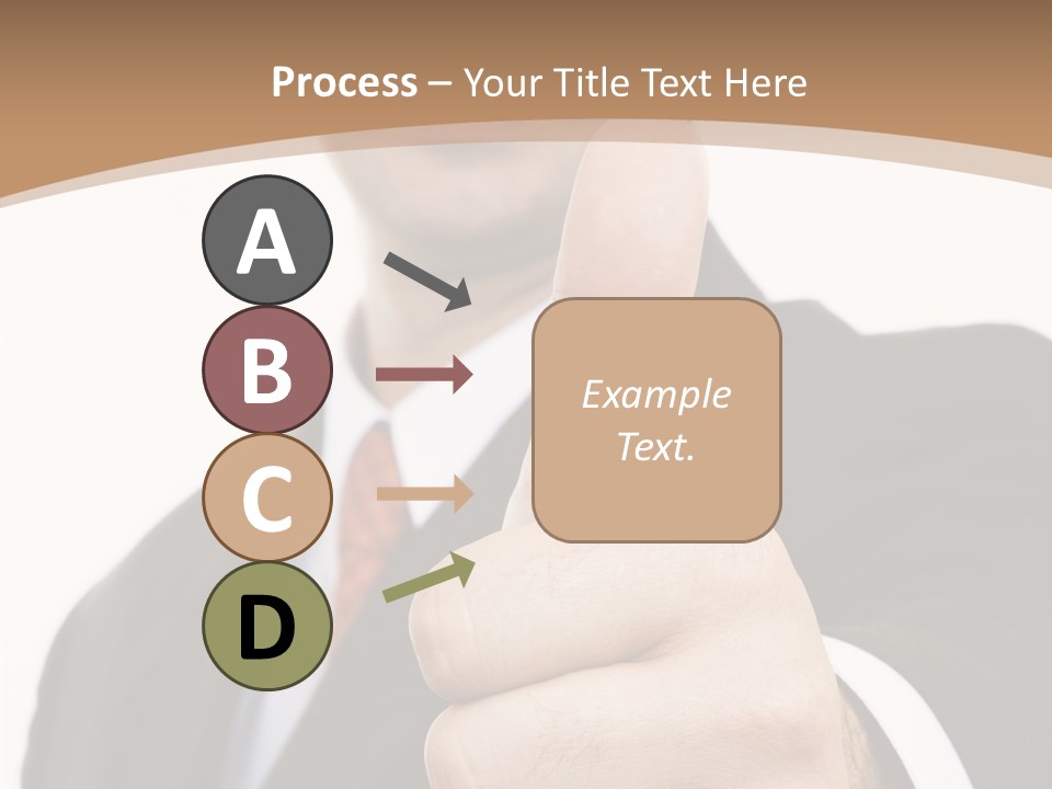 Man Ambitious One PowerPoint Template