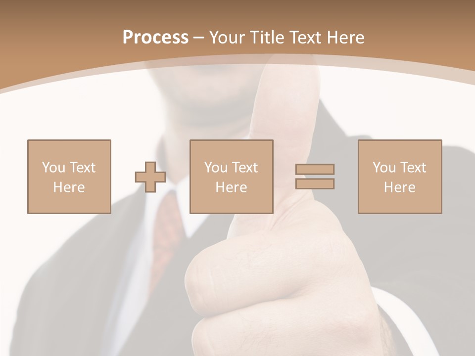 Man Ambitious One PowerPoint Template