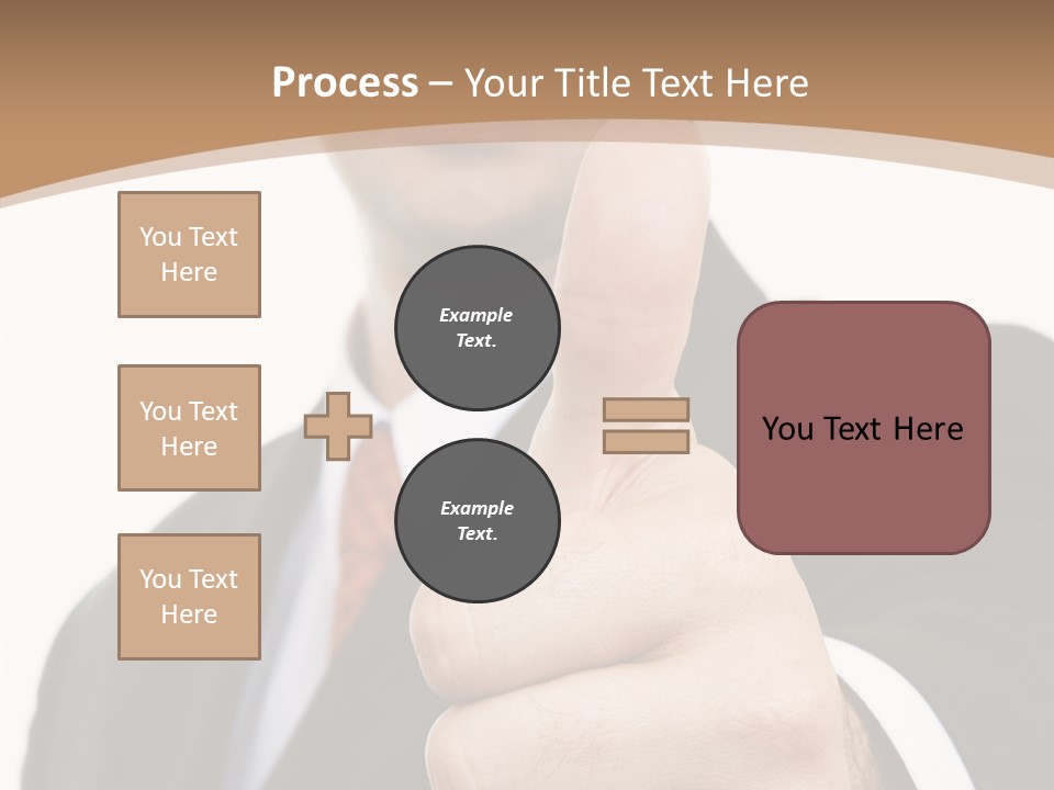 Man Ambitious One PowerPoint Template
