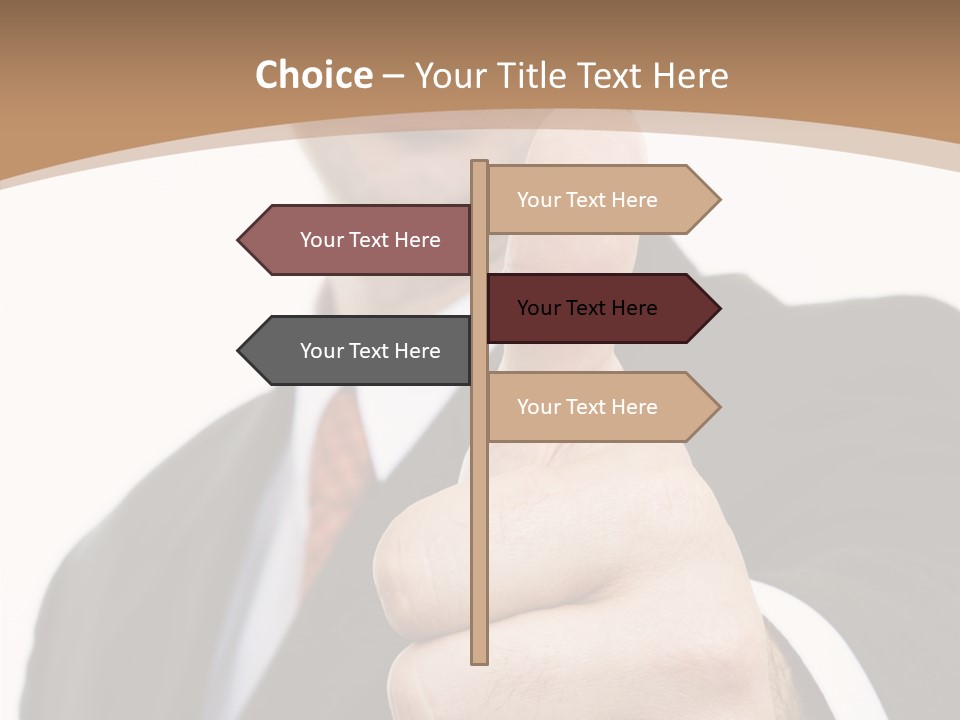 Man Ambitious One PowerPoint Template