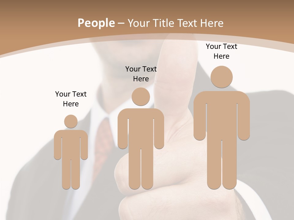 Man Ambitious One PowerPoint Template