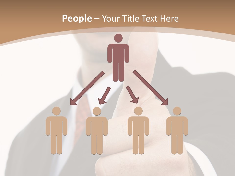 Man Ambitious One PowerPoint Template