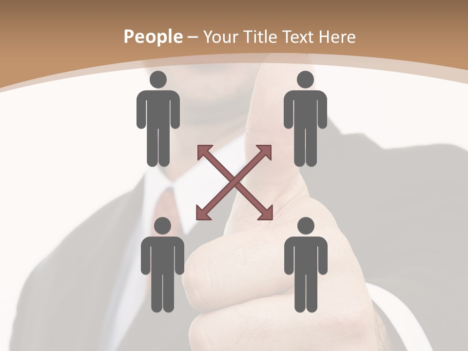 Man Ambitious One PowerPoint Template