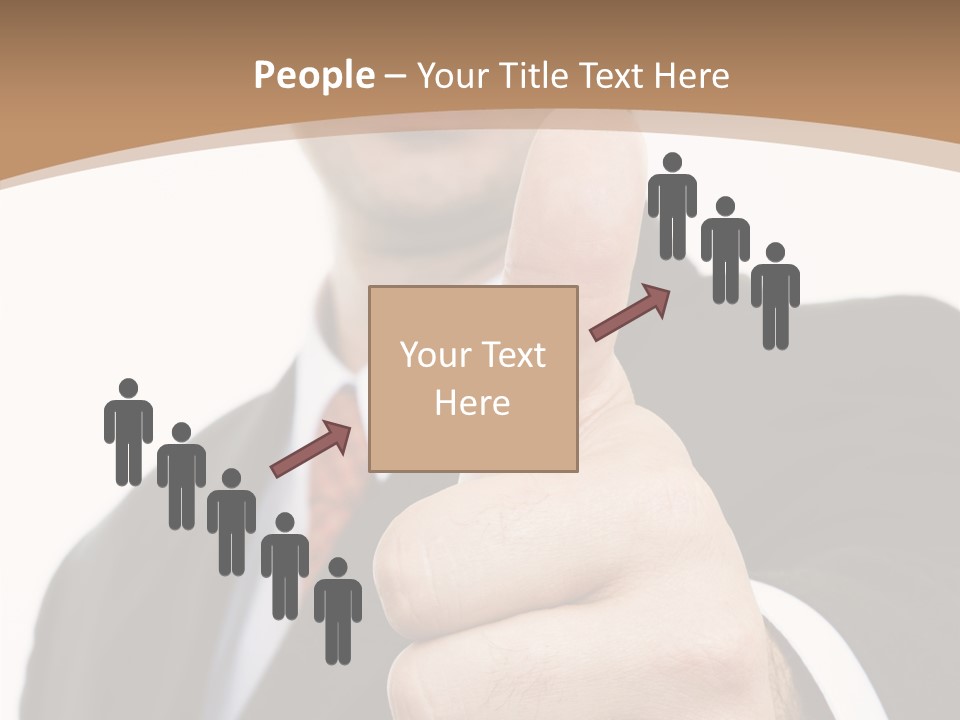 Man Ambitious One PowerPoint Template