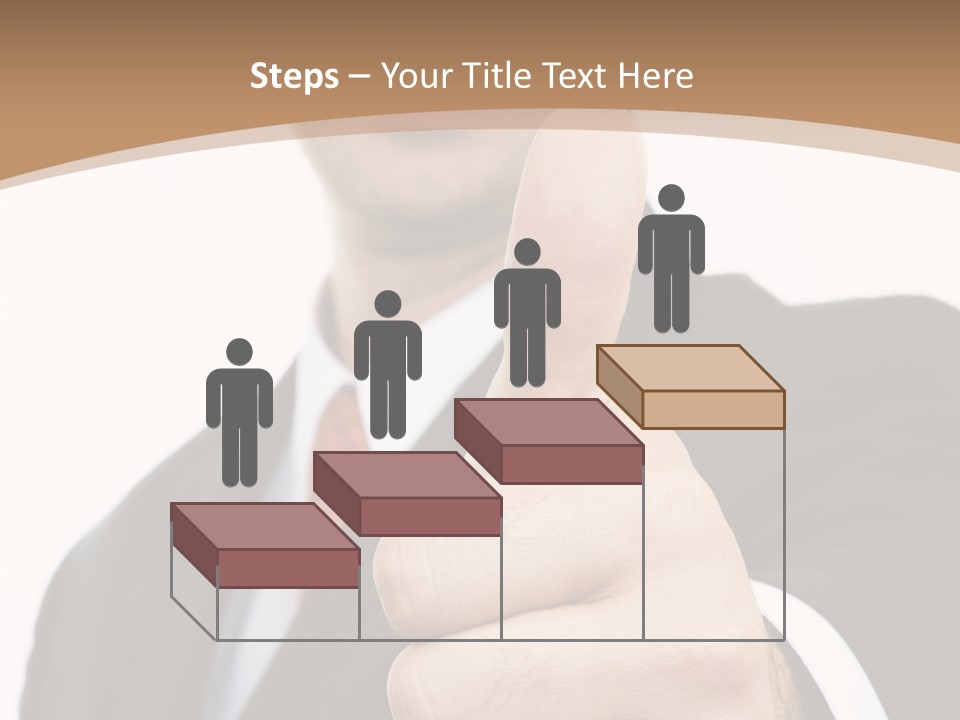 Man Ambitious One PowerPoint Template