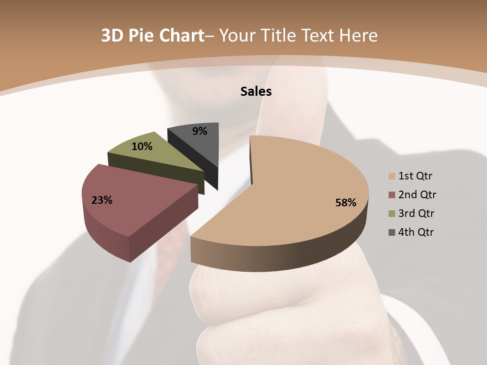 Man Ambitious One PowerPoint Template